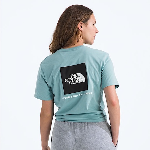 NWT The North Face Evolution Box NSE Relaxed Short-Sleeve Tee | Blue Eclipse | S - Picture 2 of 6